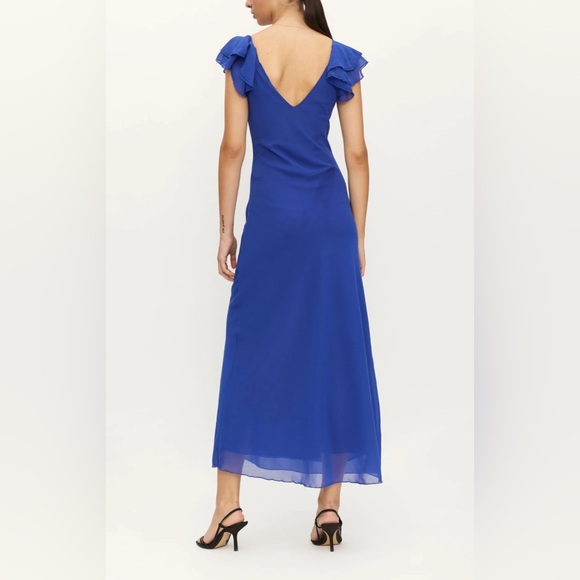 Compania Fantastica Chiffon Long Dress with Ruffle - Picture 3 of 3